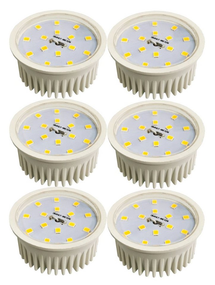 TRANGO LED Einbaustrahler, 6729IP-062MOSD 6er Set IP44 LED Badeinbaustrahler aus Edelstahl gebürstet in Rund incl. 6x Ultra flach 3 Stufen dimmbar LED Modul nur 3cm Einbautiefe für Bad, Außen, Deckenstrahler, Einbauspot Bild 3