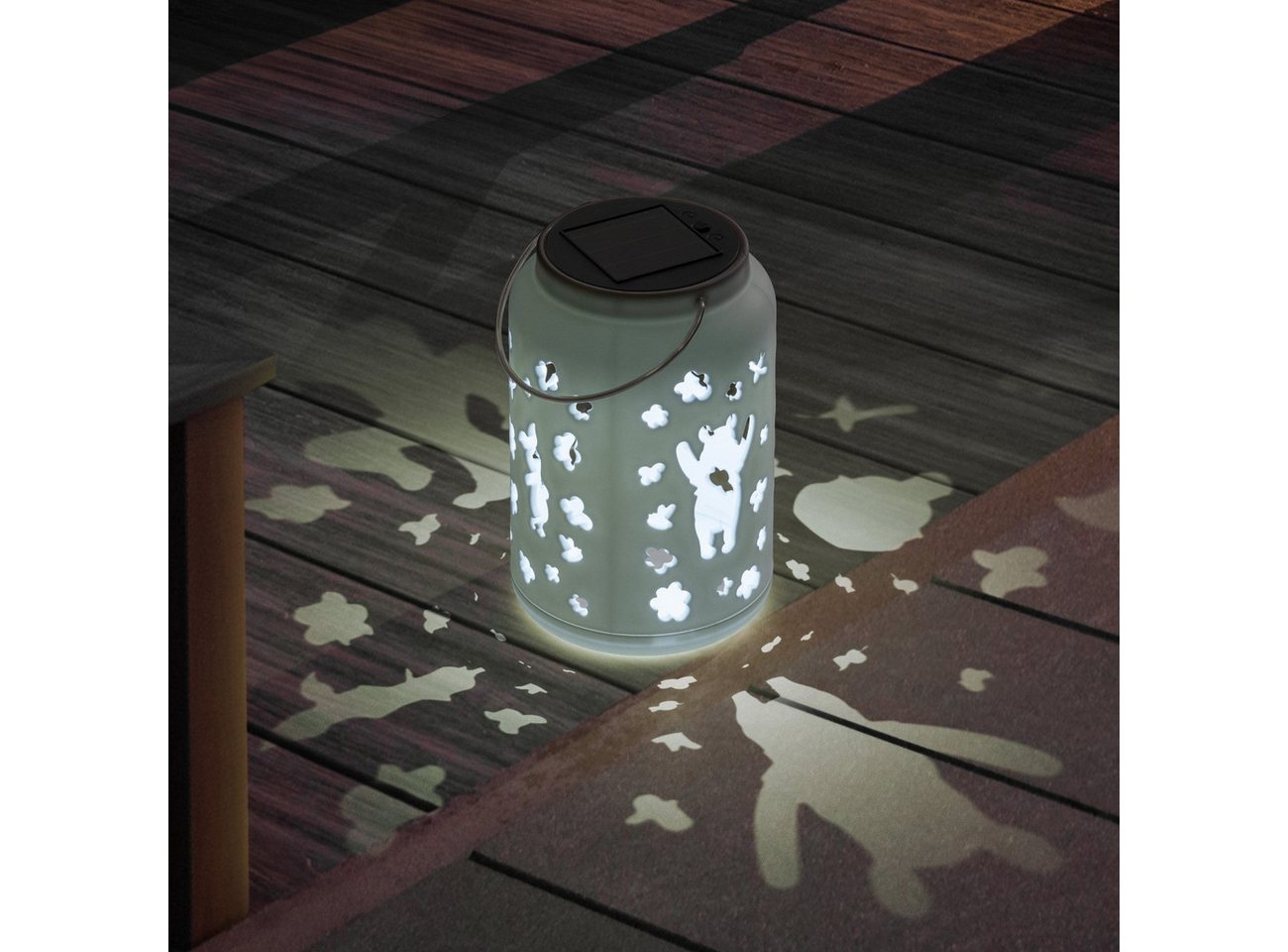 Paladone LED Dekolicht Disney LunaGlo Solar Projektionsleuchte Winnie Puuh Bild 3