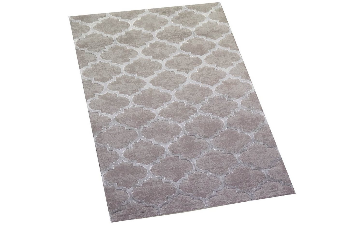 Carpetia Teppich Teppich Vintage Styl & Wohnzimmerteppich Marokkanisches Muster in Grau, rechteckig, Höhe: 12 mm