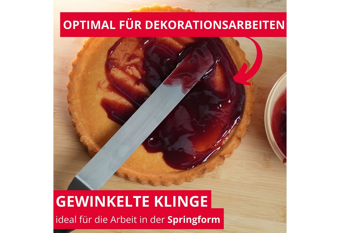 WESTMARK Winkelpalette Gewinkelt, Flexibel, Länge: 43 cm, Profi-Winkelpalette/Konditorenmesse Bild 3