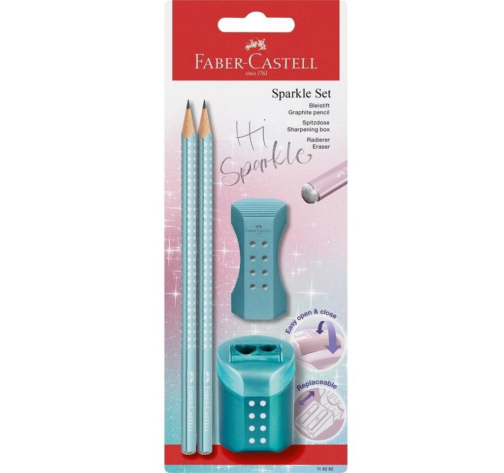 Faber-Castell Bleistift Faber-Castell Schreibset Sparkle Cosmic BK+Acc.
