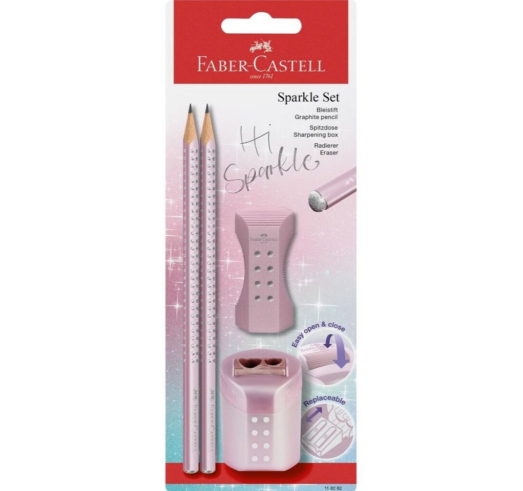 Faber-Castell Bleistift Faber-Castell Schreibset Sparkle Cosmic BK+Acc. Bild 2