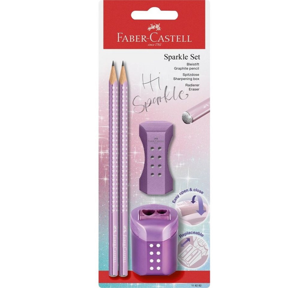 Faber-Castell Bleistift Faber-Castell Schreibset Sparkle Cosmic BK+Acc. Bild 3