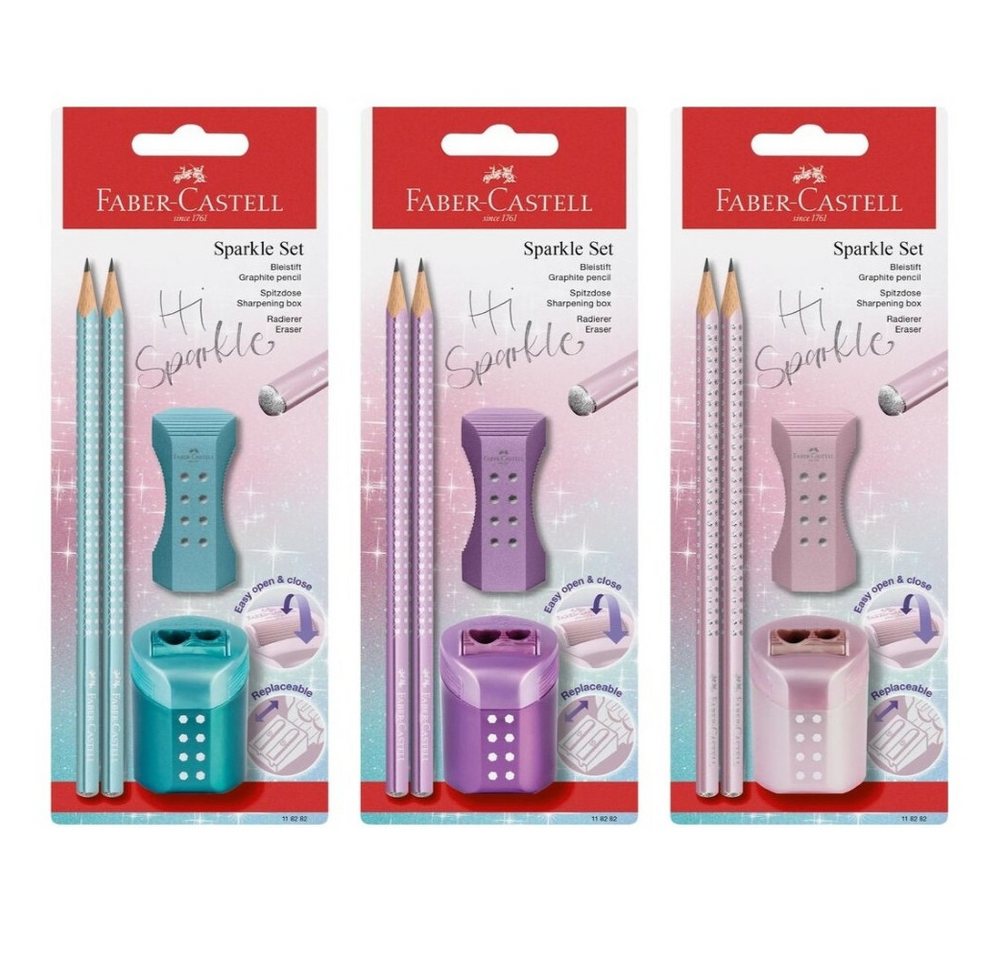 Faber-Castell Bleistift Faber-Castell Schreibset Sparkle Cosmic BK+Acc. Bild 4
