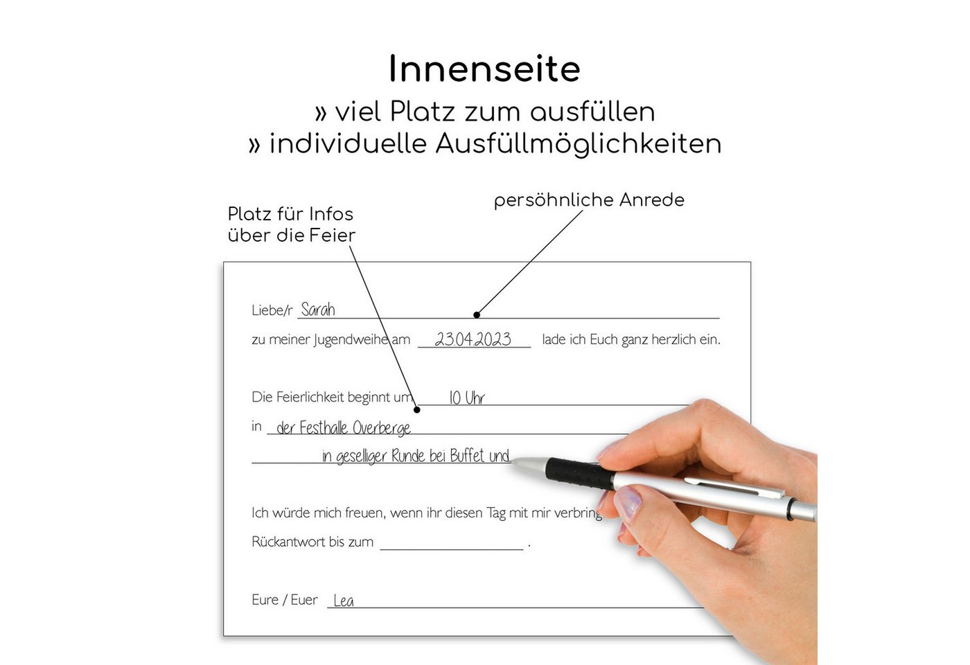 younikat Grußkarten Karten zur Jugendweihe Bild 2