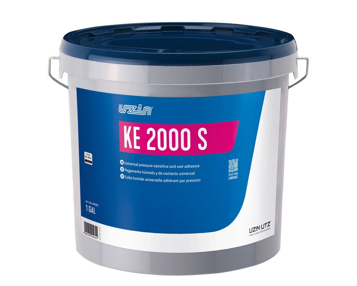 Uzin Montagekleber UZIN KE 2000S Universal-Nass- Haftklebstoff KLEBER für Vinyl PVC 6 kg
