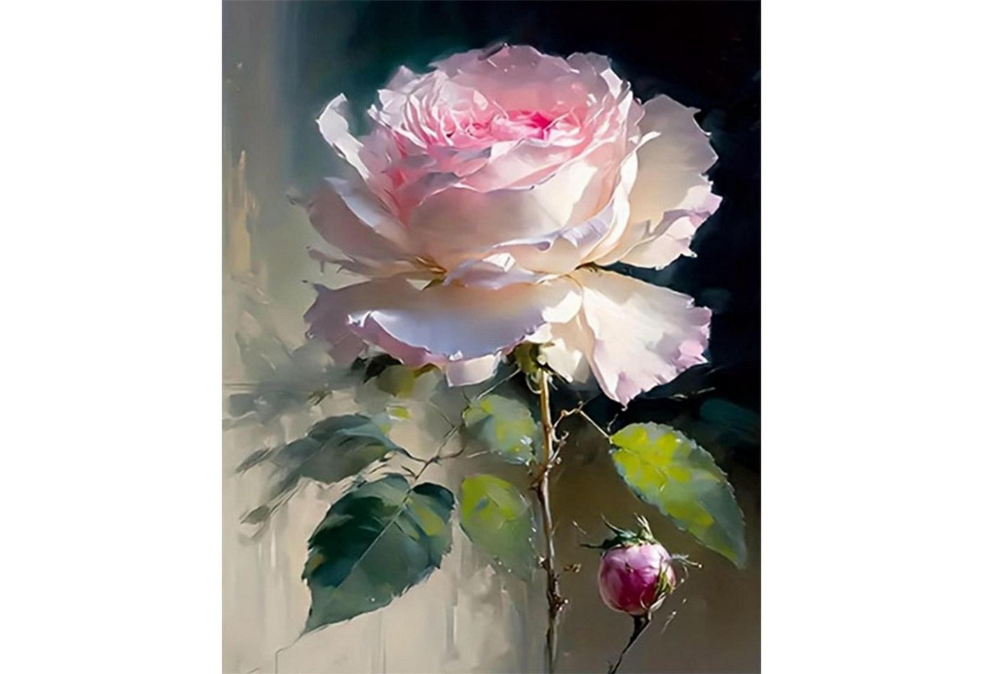 LuxusKollektion Malen nach Zahlen Malen nach Zahlen Rose für Erwachsene Bild 2