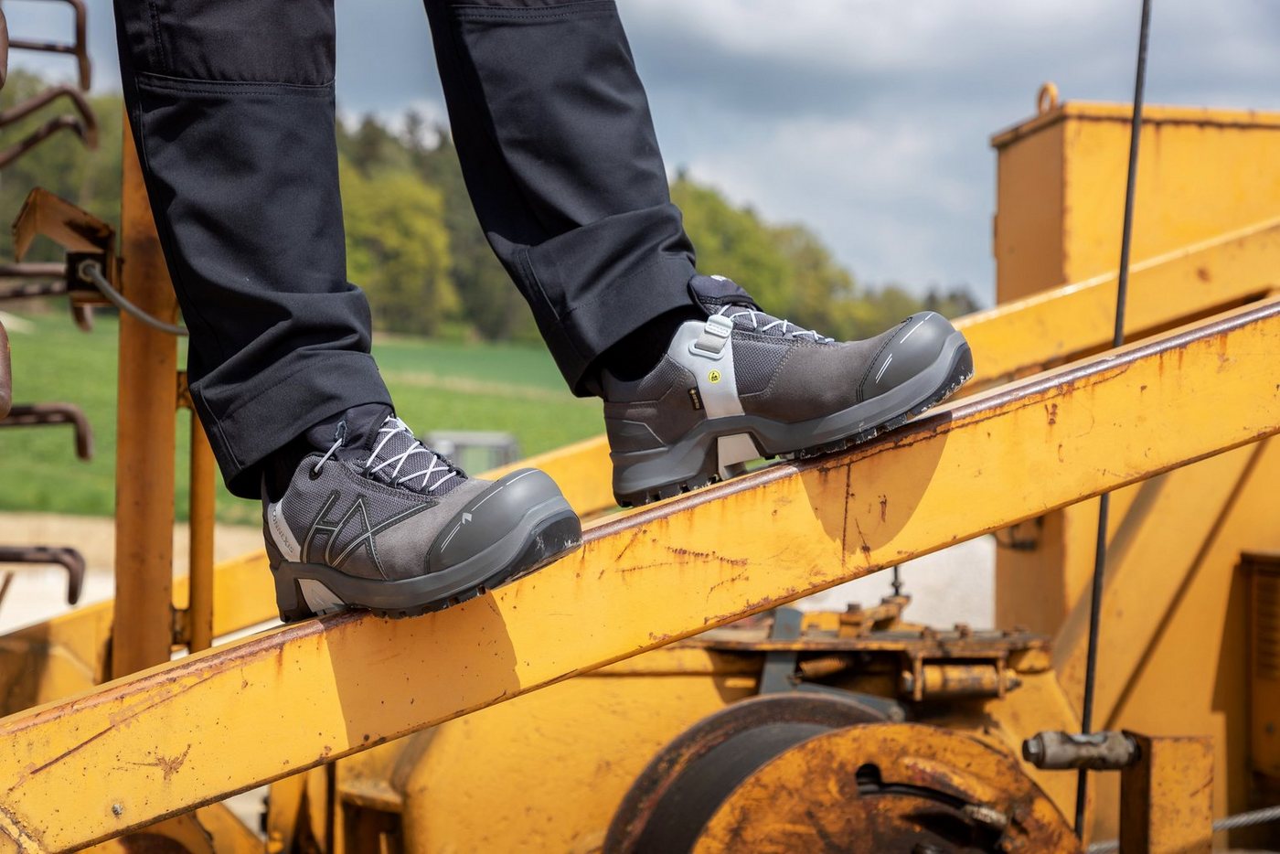 haix Haix CONNEXIS Safety+ GTX low grau/silber Sicherheitsschuh