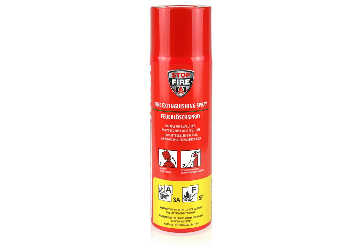 Höfer Chemie GmbH Feuerlöschspray 500ml Feuerlöschspray für den Haushalt, (1-St) Schneller Brandschutz für Haushalt und Garten Bild 2