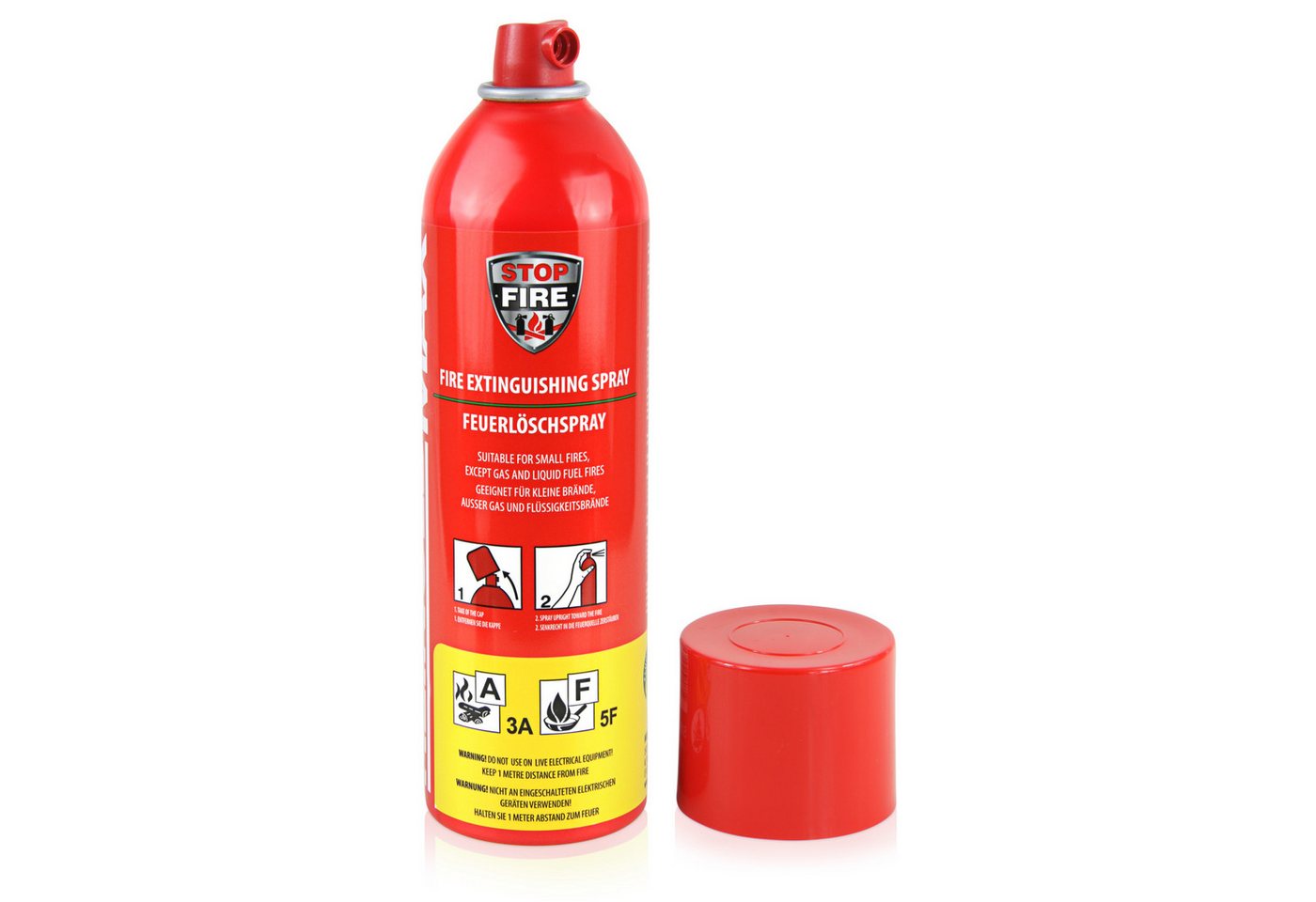 Höfer Chemie GmbH Feuerlöschspray 500ml Feuerl öschspray für den Haushalt, (1-St) Schneller Brandschutz für Haushalt und Garten Bild 3