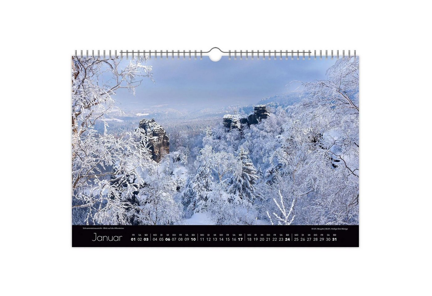 Wandkalender Kalender Faszinierende Sächsische Schweiz 2027 Bild 2