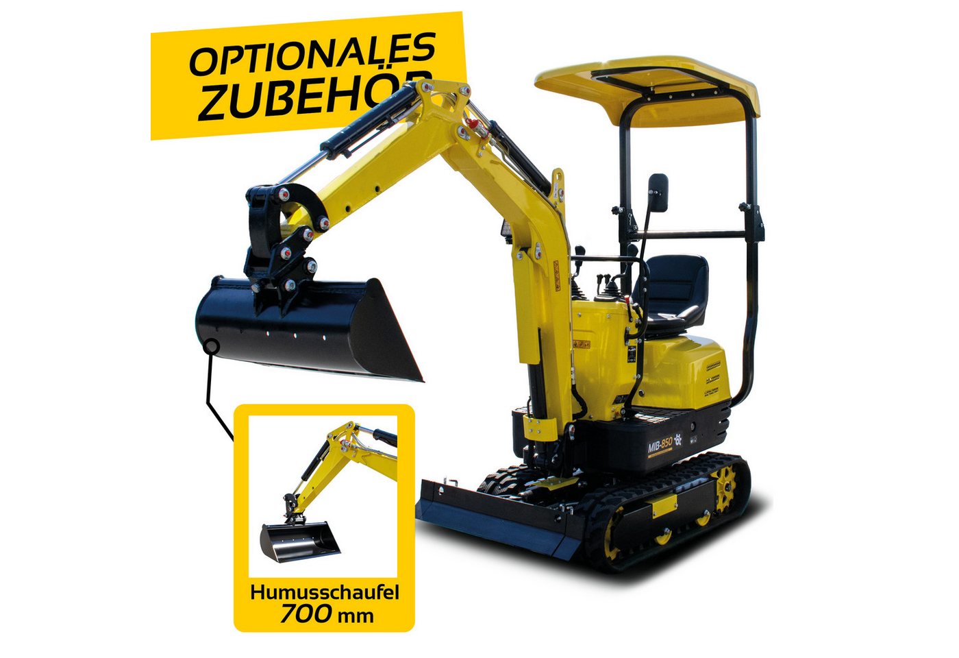 BAMATO Garten-Multifunktionsgerät MIB850GRBU7, Stk, 1