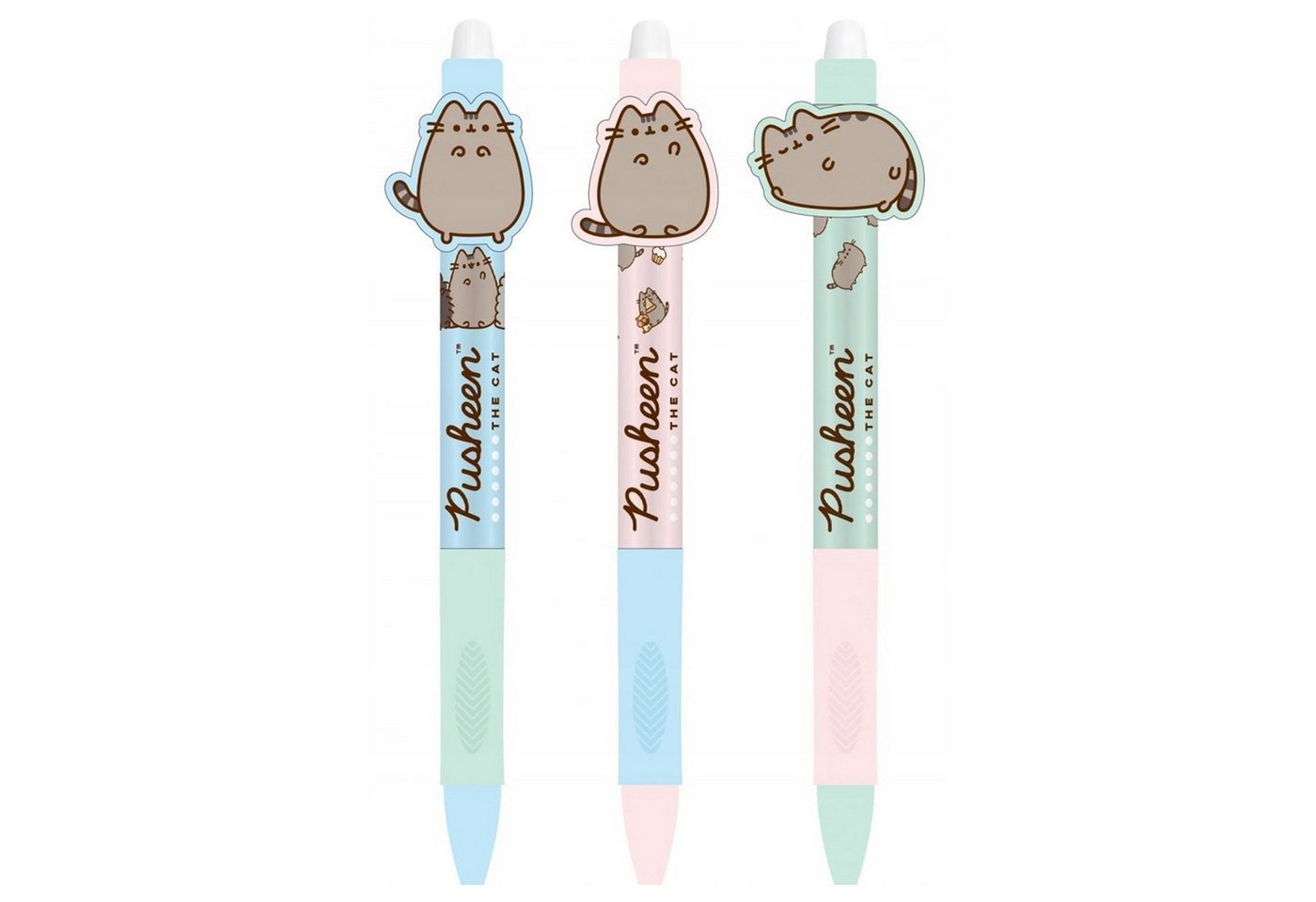 Pusheen Gelschreiber Pusheen Gelschreiber mit Radiergummi, radierarbar, blau, 0,5 mm Bild 2