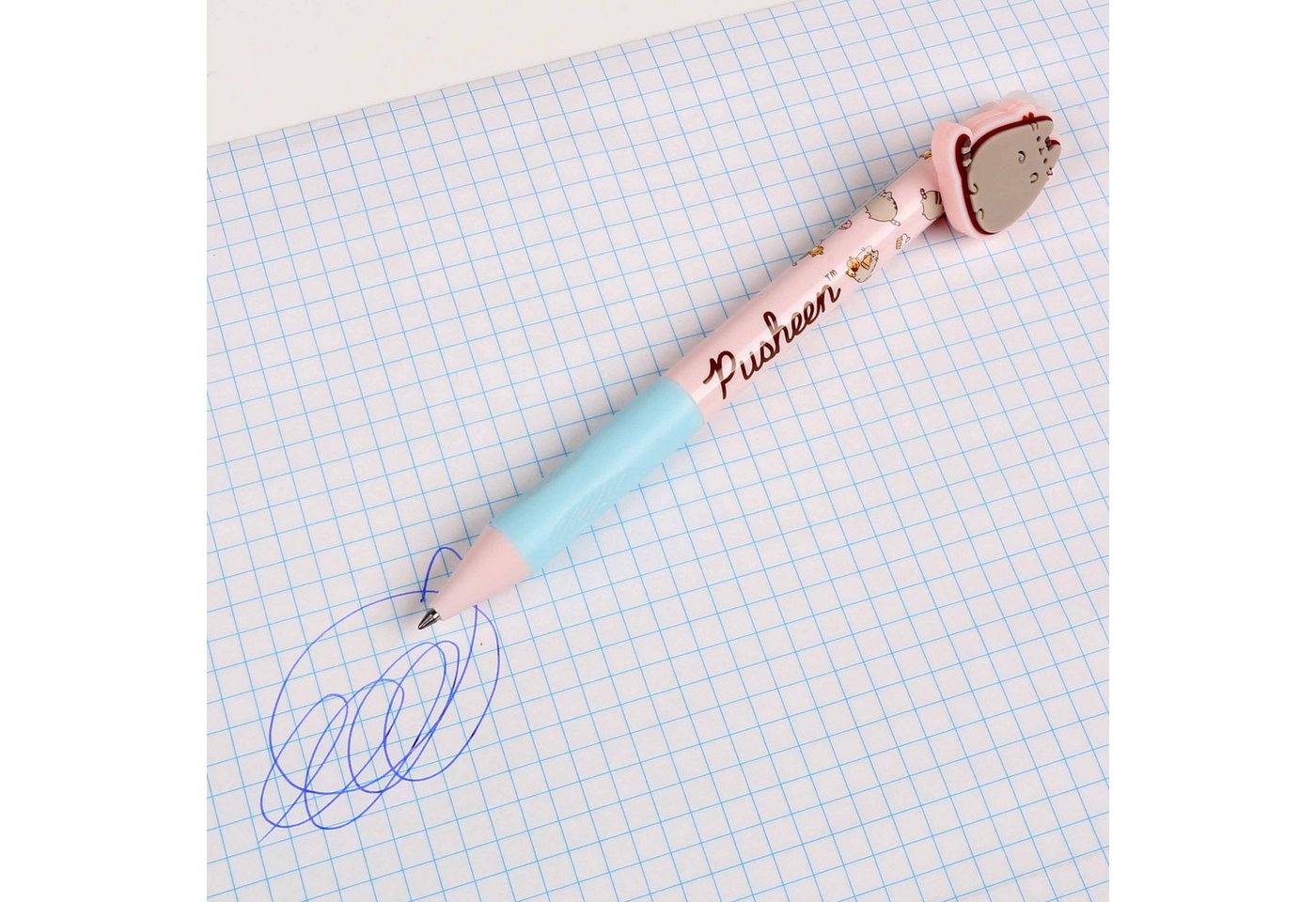 Pusheen Gelschreiber Pusheen Gelschreiber mit Radiergummi, radierarbar, blau, 0,5 mm Bild 4