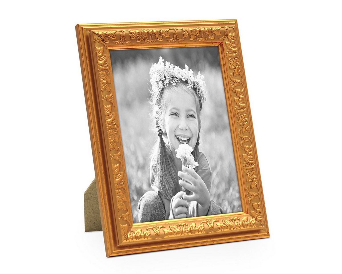 PHOTOLINI Bilderrahmen 2er Set Kunststoff-Rahmen im nostalgischen Ornament-Design Bild 2