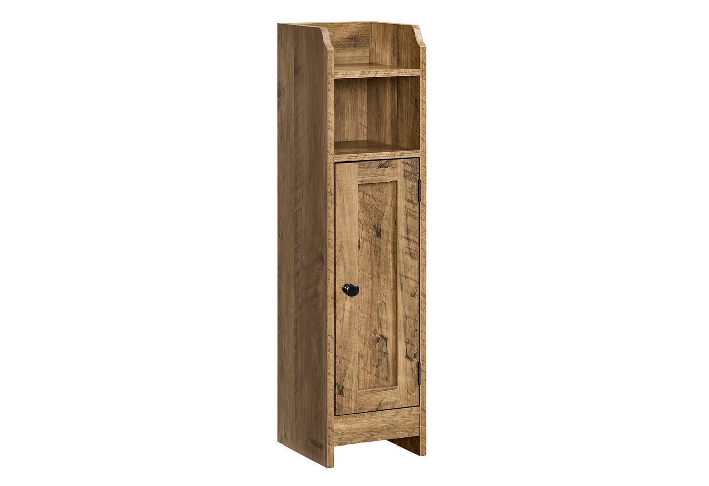 VASAGLE Badkommode Badezimmerschrank Badschrank schmal, stehend, verstellbare Ablagen, 20 x 18 x 80 cm,schmal,stehend,mit Tür und Regal Bild 5