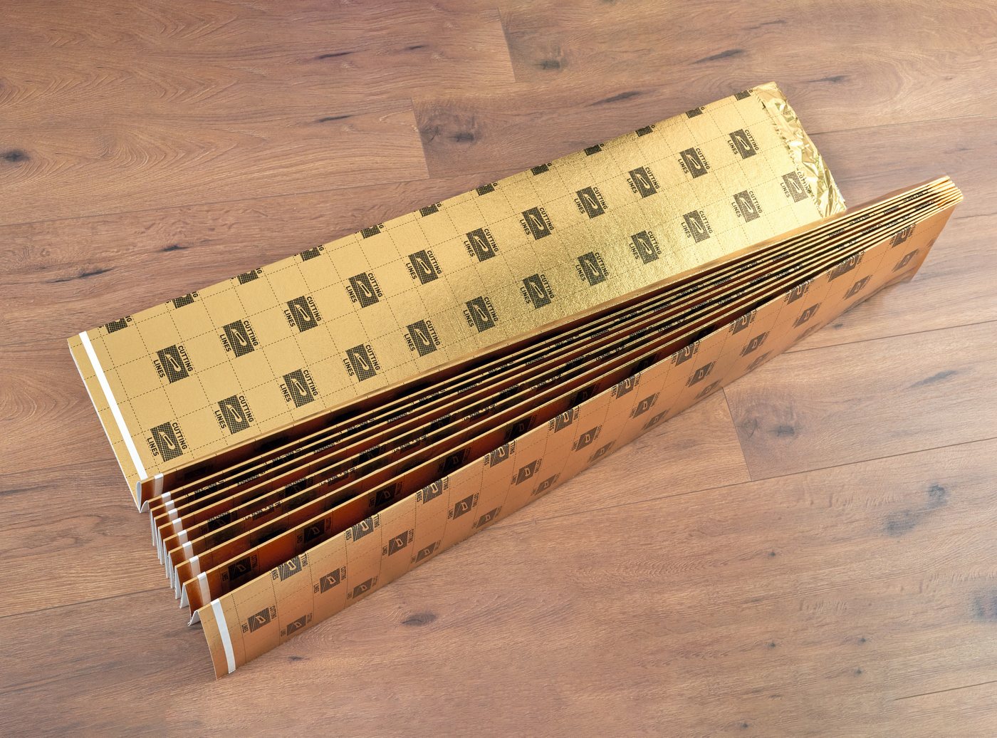 EGGER Trittschalldämmplatte EGGER Laminat Unterlagsmatte Silenzio Duo, 10 m², Trittschalldämmung für Designboden Bild 4