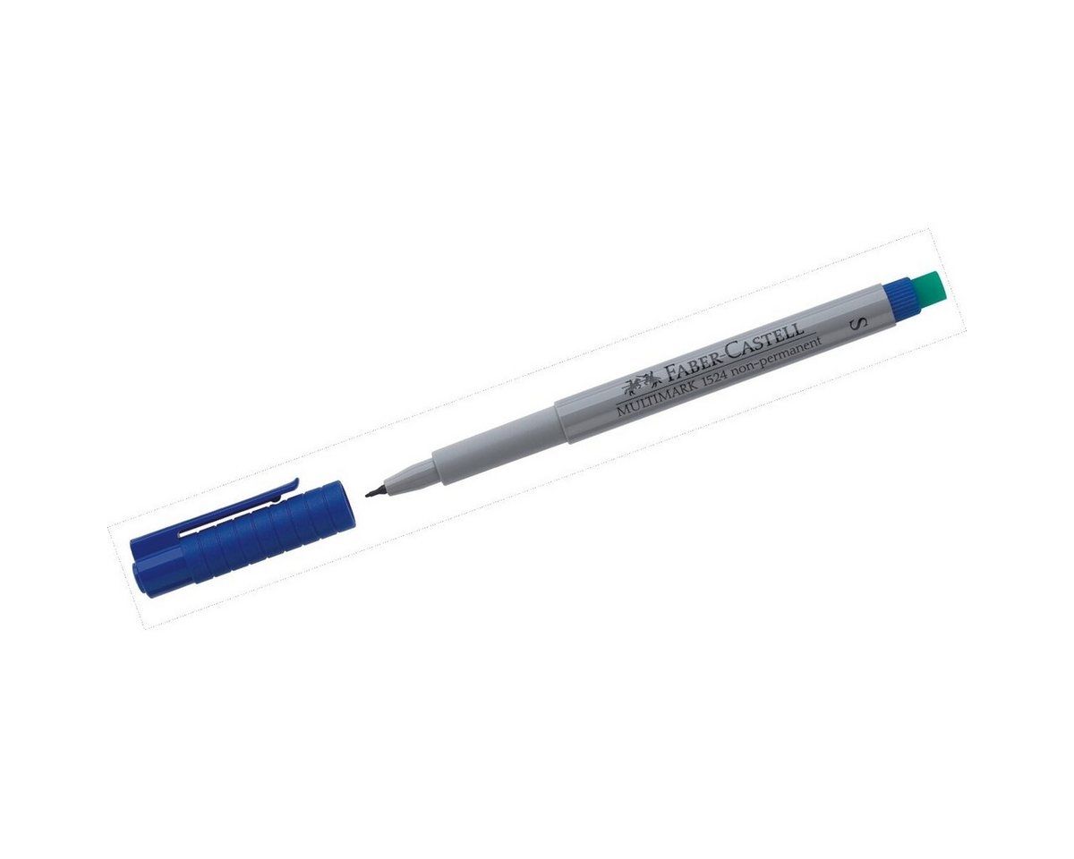 Faber-Castell Folienstift Folienschreiber nonpermanent S blau