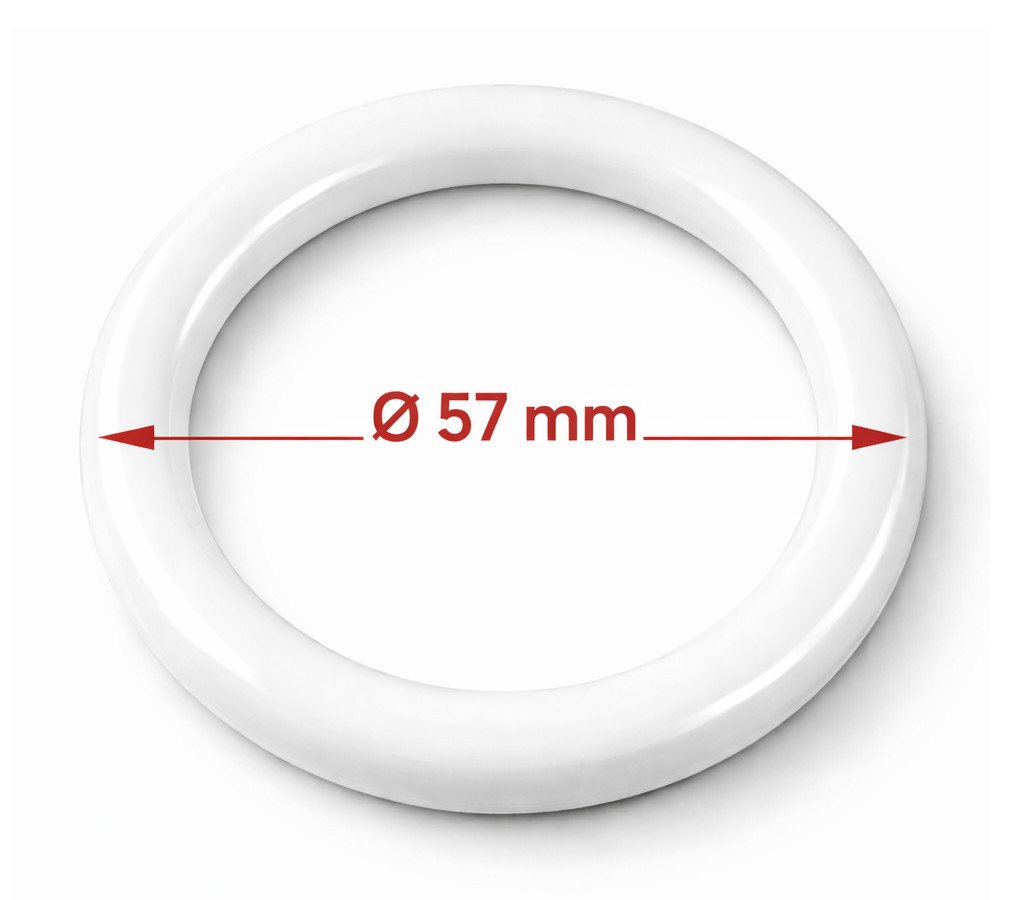 rewagi Gardinenring Gardinenringe Ø41 mm für Überklipshaken Ø8 mm & Ø10 mm, Gardinen, Gardinenstangen, Vorhänge, (Set, 50-St., 10, 30, 50, 100), Farbe: Weiß, Beige, Schwarz Bild 3