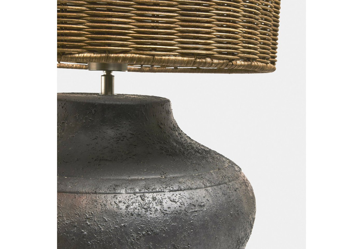 Mirabeau Tischleuchte Tischlampe Mirodella braun Bild 5
