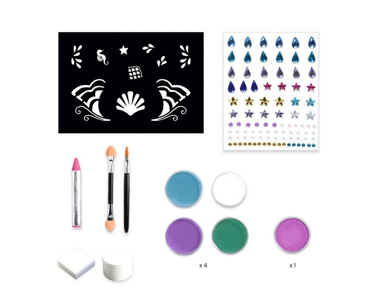 DJECO Kreativset Schminken Schmetterling Kreativset für Kinder