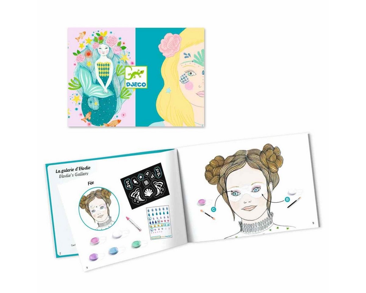DJECO Kreativset Schminken Schmetterling Kreativset für Kinder Bild 5