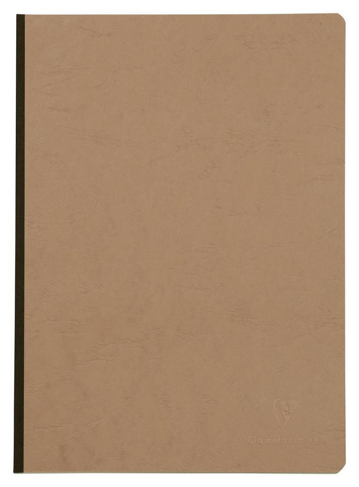 CLAIREFONTAINE Notizbuch Clairefontaine Heft AgeBag A4 Leinen kar 96Bl br
