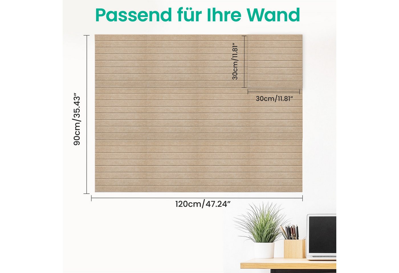 Youyijia Bastelfilz 12 Stück Filz Pinnwand mit 60 Pinnnadeln Selbstklebende Filzboard Bild 5