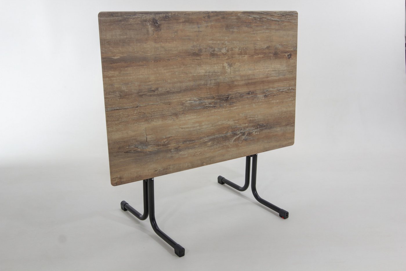 Gardissimo Gartentisch Klapptisch 120x80 cm Atacama Cherry HPL Tischplatte (Spar-Set, 1 Tisch), Made in Germany / klappbar / wetterfest / kratzfest