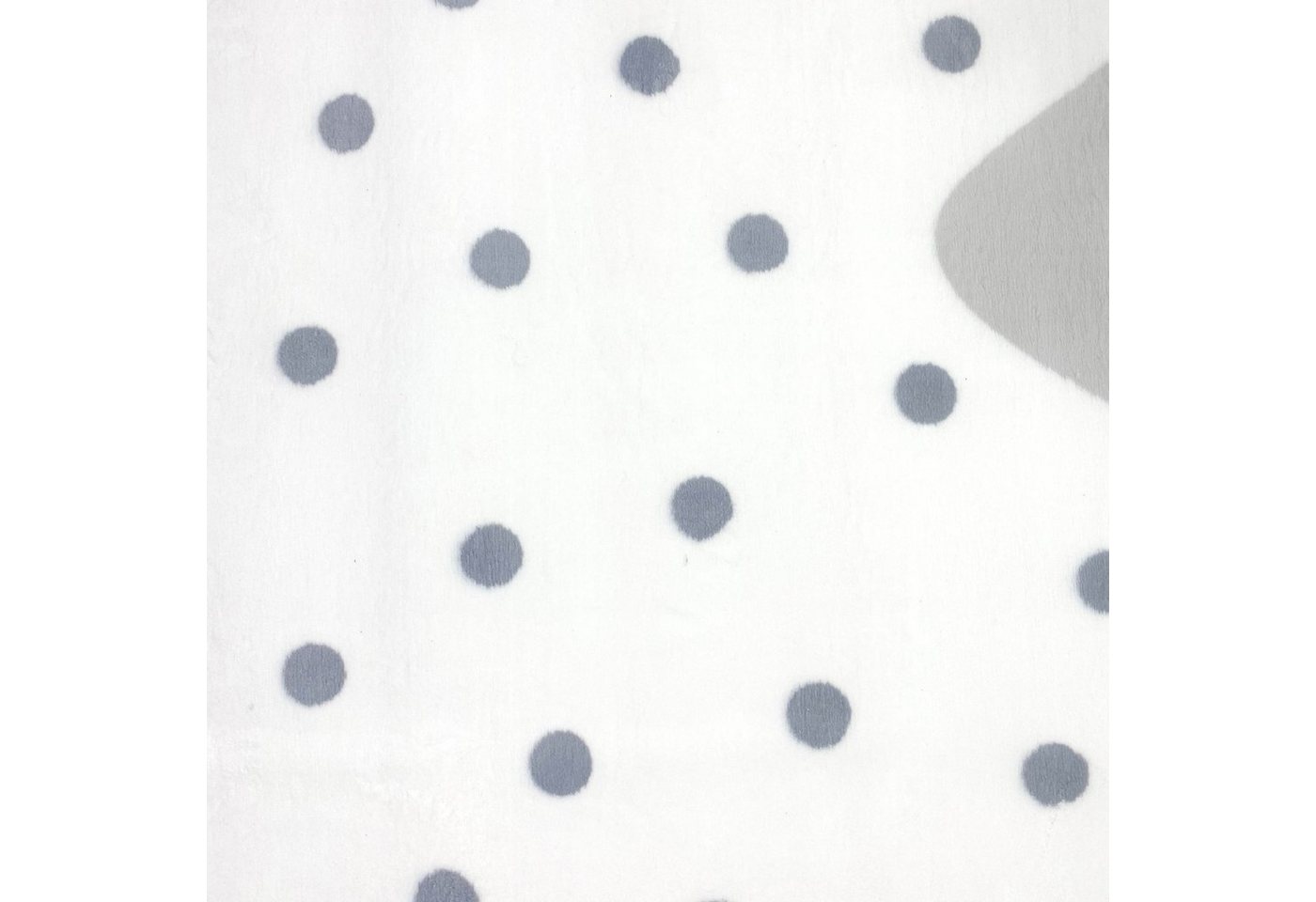 Carpetia Kinderteppich Kinderzimmer-Teppich mit Herz-Pünktchen creme grau, rechteckig, Höhe: 18 mm Bild 4