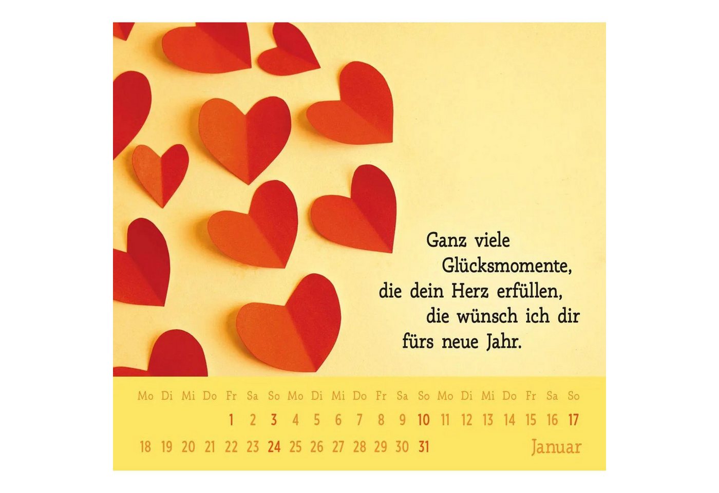 groh Verlag Monatskalender Mini-Kalender 2027: Der kleine Glückskalender