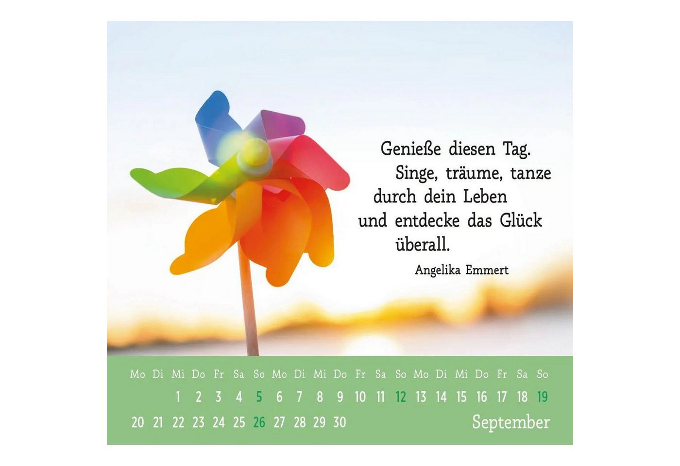 groh Verlag Monatskalender Mini-Kalender 2027: Der kleine Glückskalender Bild 3