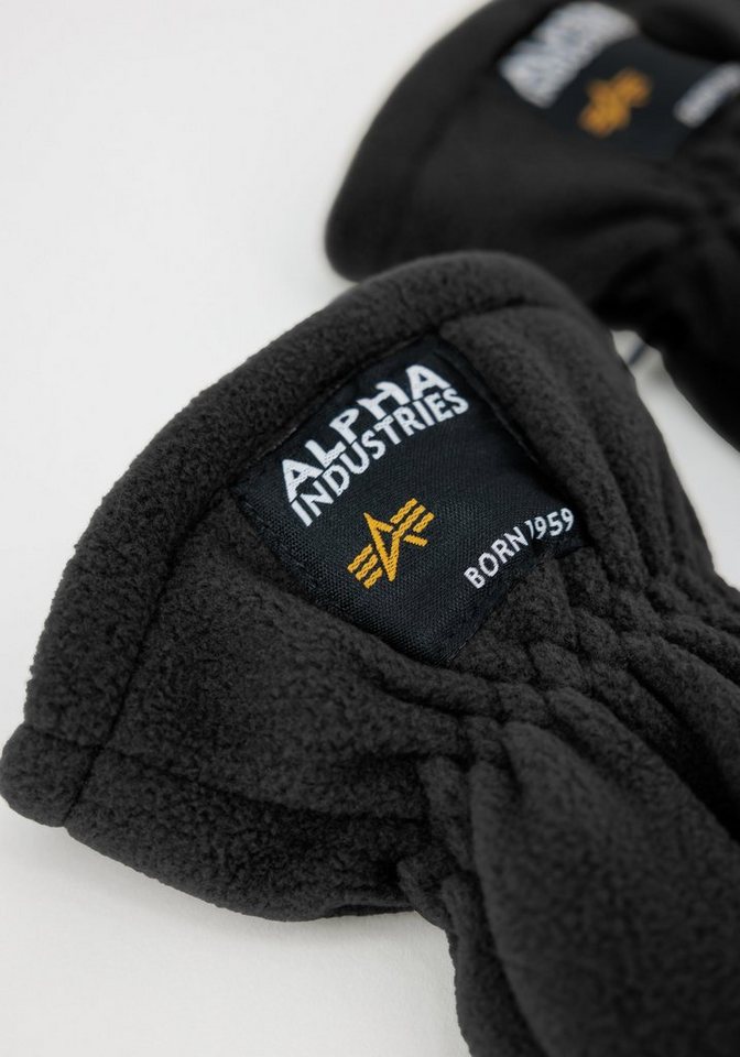 Alpha Industries Multisporthandschuhe Label Fleece Gloves Bild 4