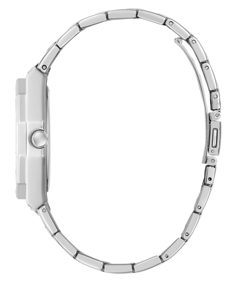 Guess Multifunktionsuhr QUINN GW1009L1, Quarzuhr, Armbanduhr, Damenuhr, Edelstahlarmband, Datum