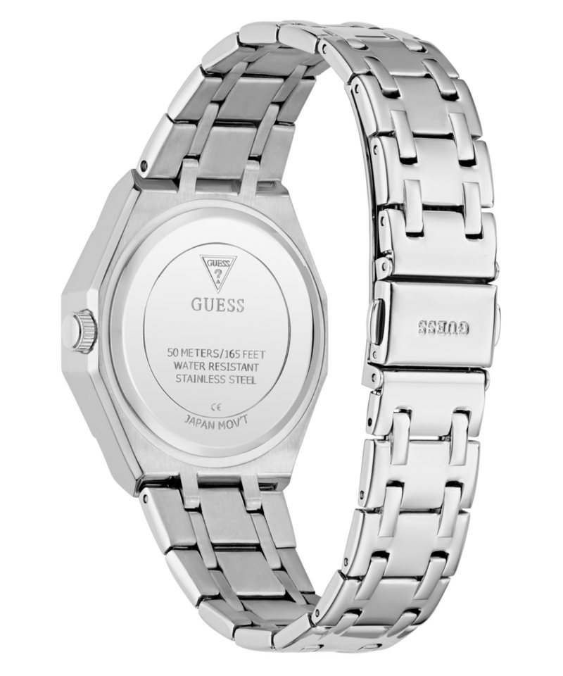 Guess Multifunktionsuhr QUINN GW1009L1, Quarzuhr, Armbanduhr, Damenuhr, Edelstahlarmband, Datum Bild 3