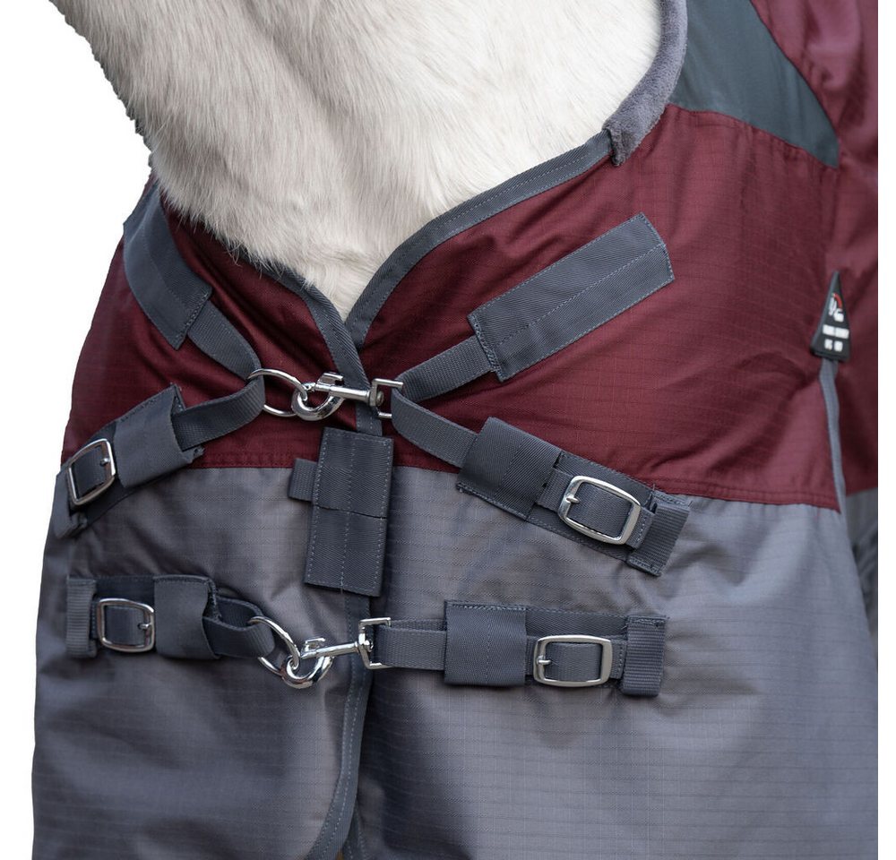 HKM Pferde-Regendecke HKM Highneckdecke Yukon 600D mit Polarfleece