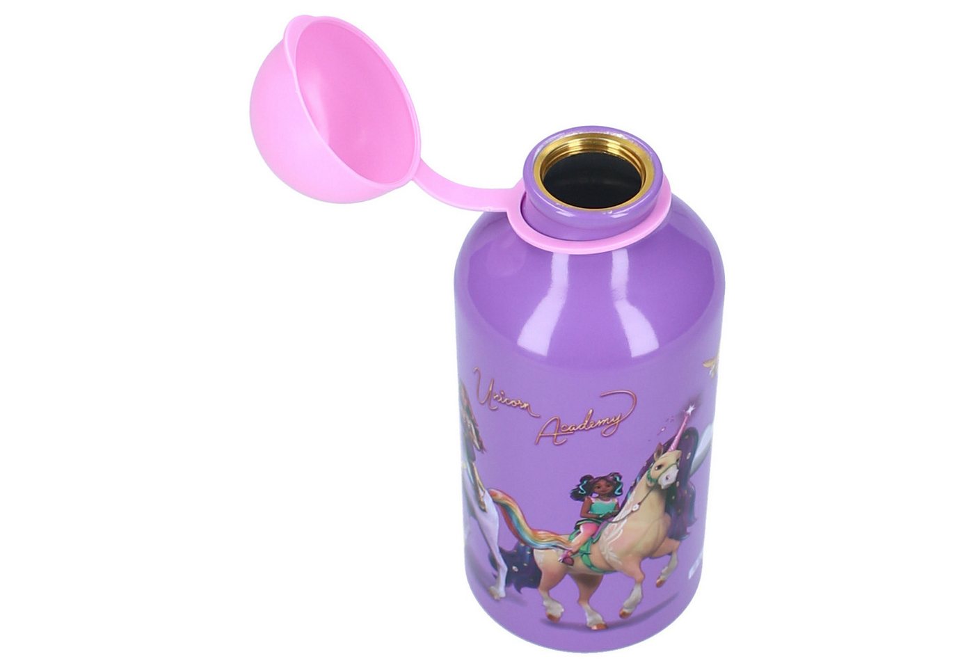 Unicorn Academy Trinkflasche 500 ml Aluminiumflasche Bild 3