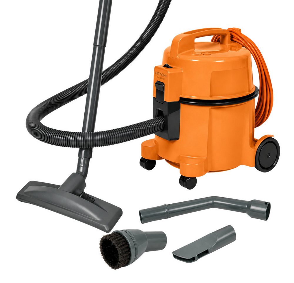 Hitachi Bodenstaubsauger CV-400 PRO OR, beutellos, 7,5L Tank, HEPA, 13m Radius, 880 W, beutellos, 13 m Aktionsradius, Möbel- und Kantenschutz, 7,5 Liter Staubtank Bild 3