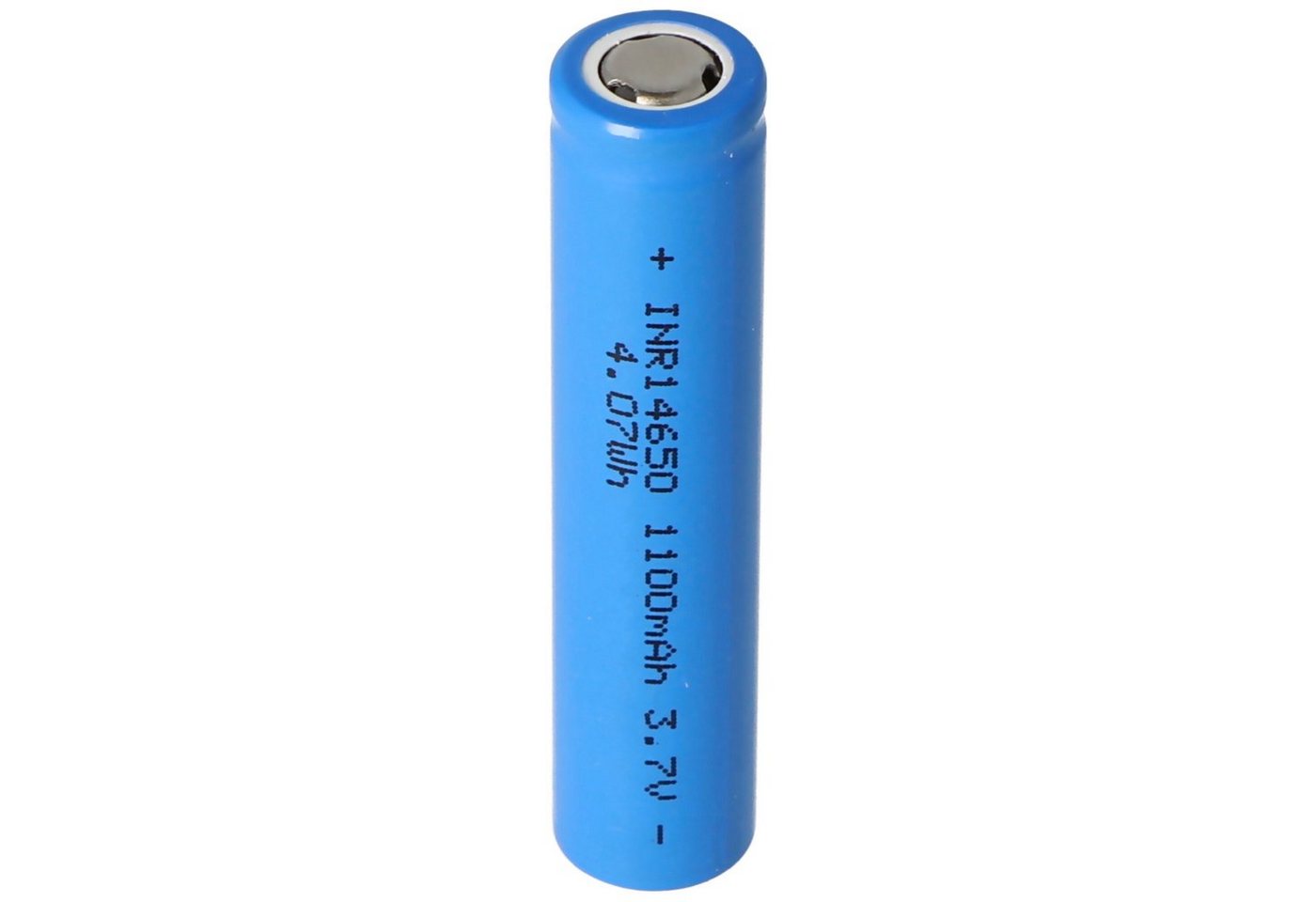 AccuCell INR 14650 - 1100mAh 3,7V Li-Ion-Akku ungeschützt Akku 1100 mAh (3,7 V)