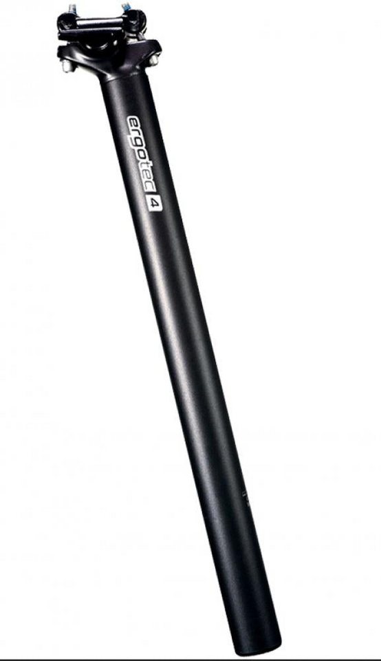 Ergotec Fahrradsattel ergotec Atar Patentsattelstütze 27,2 x 300 mm - Schwarz