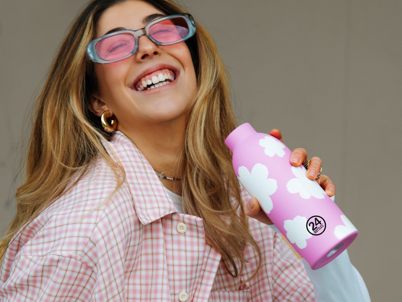 24 Bottles Trinkflasche Clima Bottle Daydreaming Pink 500ml