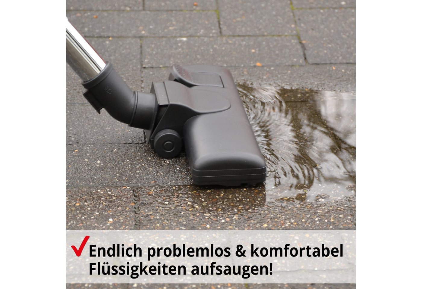 Hecht Industriesauger Nass-/Trockensauger 8335 Z mit Zubehör, 1400 W, Mit Beutel, 35L Behälter, 18 Kpa, Blasfunktion Bild 5