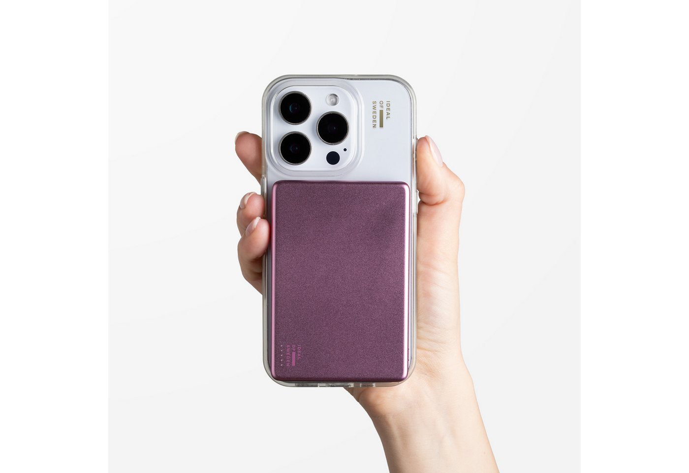 iDeal of Sweden iDeal of Sweden Slim MagSafe Powerbank 5.000 mAh - Kabellose Powerbank Powerbank (1 St)