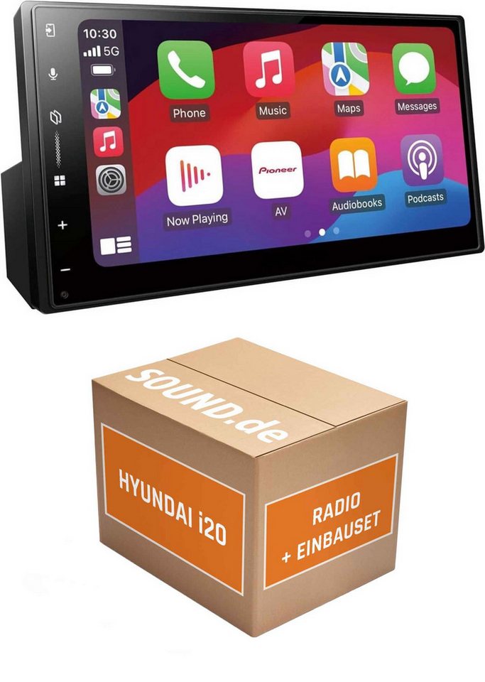 JUST SOUND best choice for caraudio Autoradio Pioneer SPH-DA77DAB für Hyundai i20 GB CarPlay Android Auto Autoradio (Freisprecheinrichtung) Bild 4