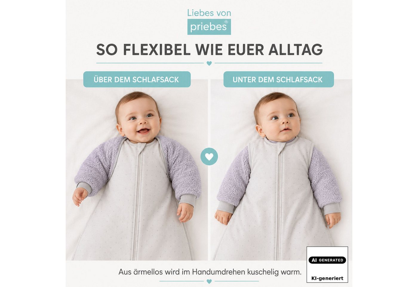 Liebes von priebes Babyschlafsack Armwarm Bild 2