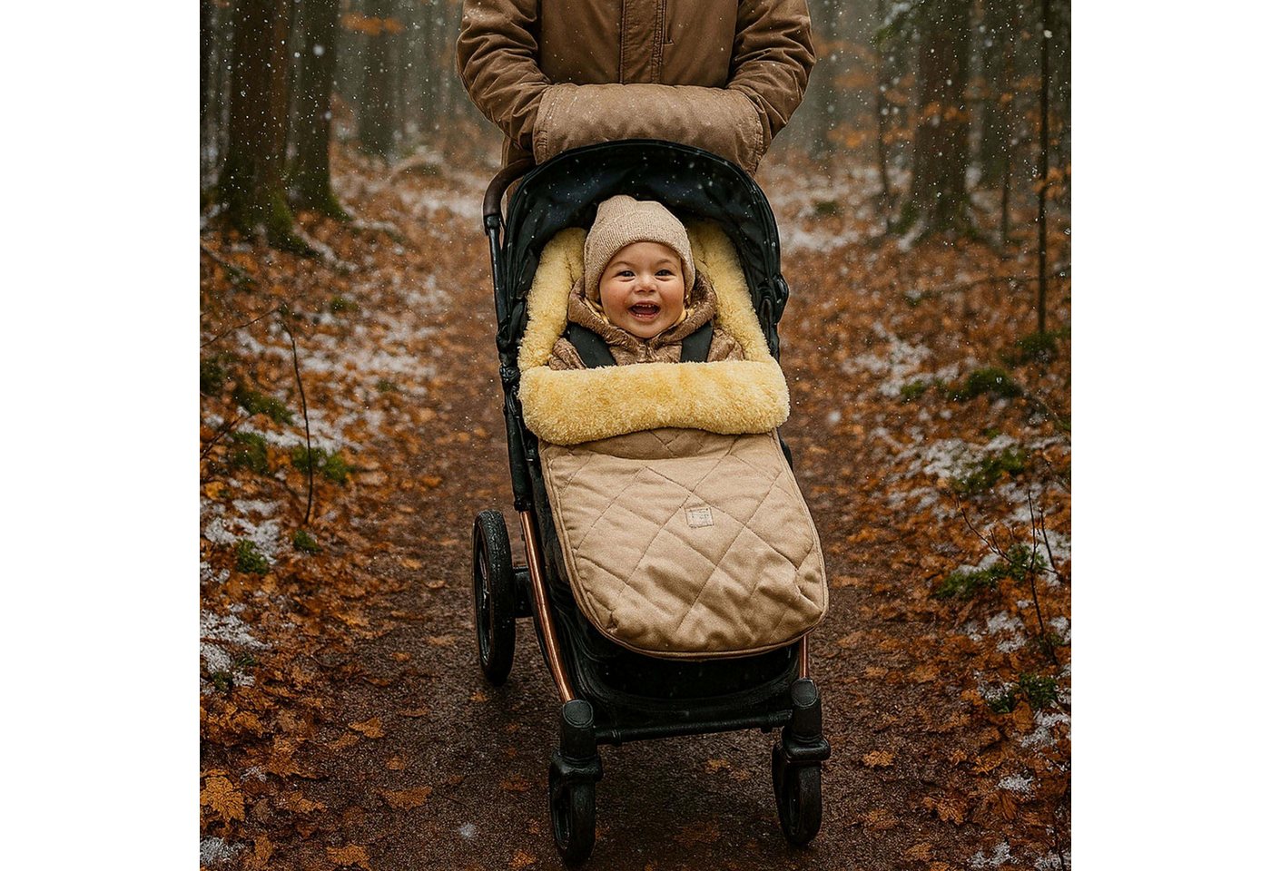 Kaiser Fußsack Coosy Lammfell Kinderwagen Fußsack Bild 4