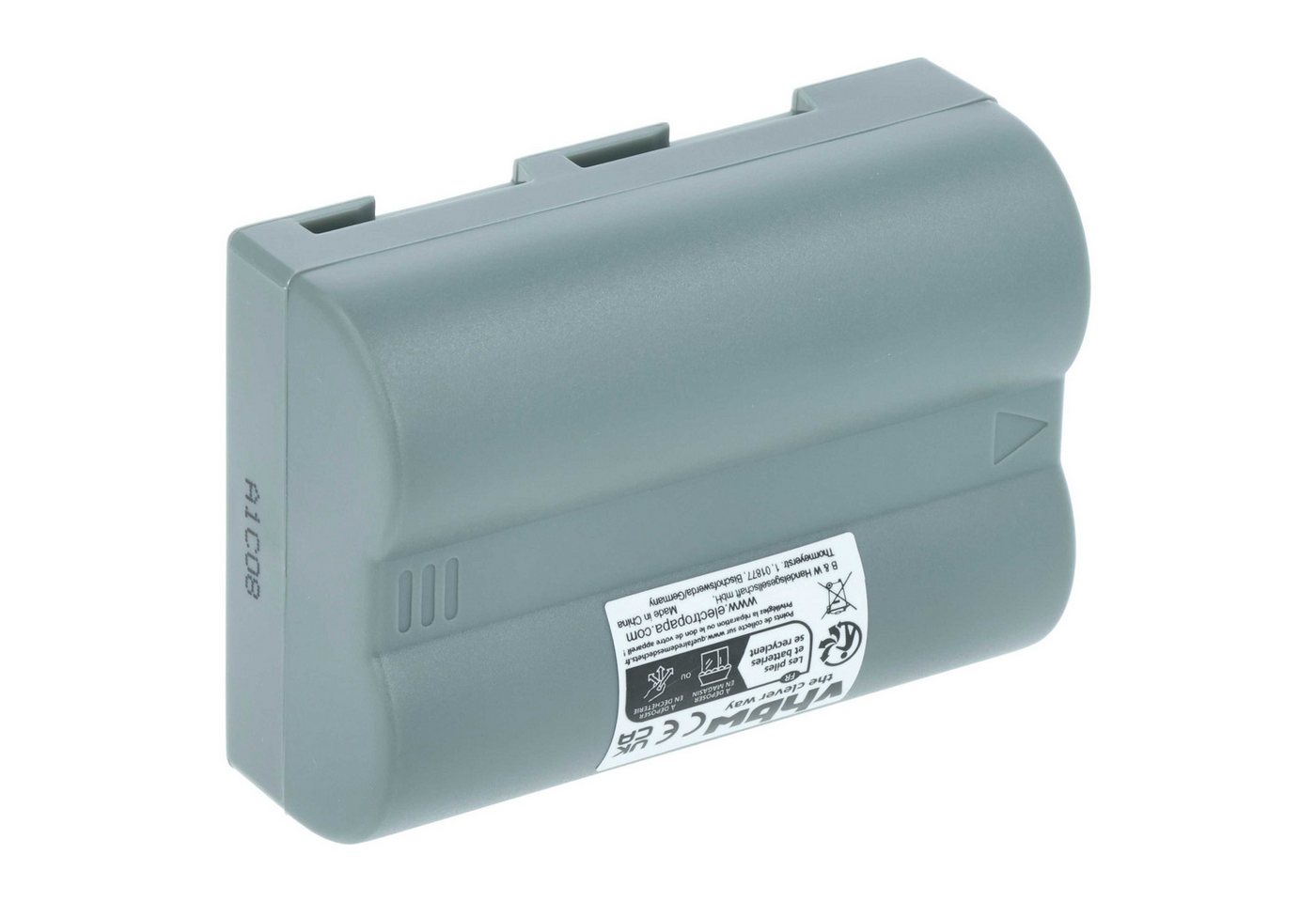 vhbw Akku Ersatz für Nikon EN-EL3e, EN-EL3, EN-EL3a für Digitalkamera / Kamera-Akku Akku Li-Ion 2000 mAh (7,2 V, 1 St), Leistungsfähiger Austausch-Akku für Digitalkamera, Spiegelreflexkamera Bild 4