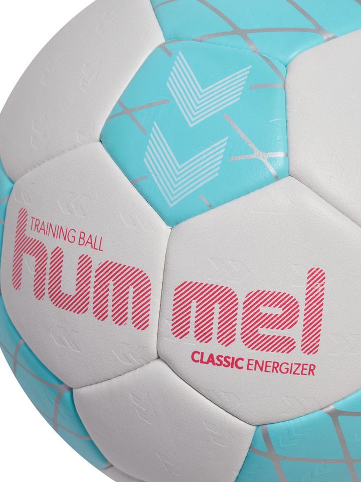 hummel Handball hmlClassic Energizer HB (Größe 0) weiss/blau/silber - 1 Stück