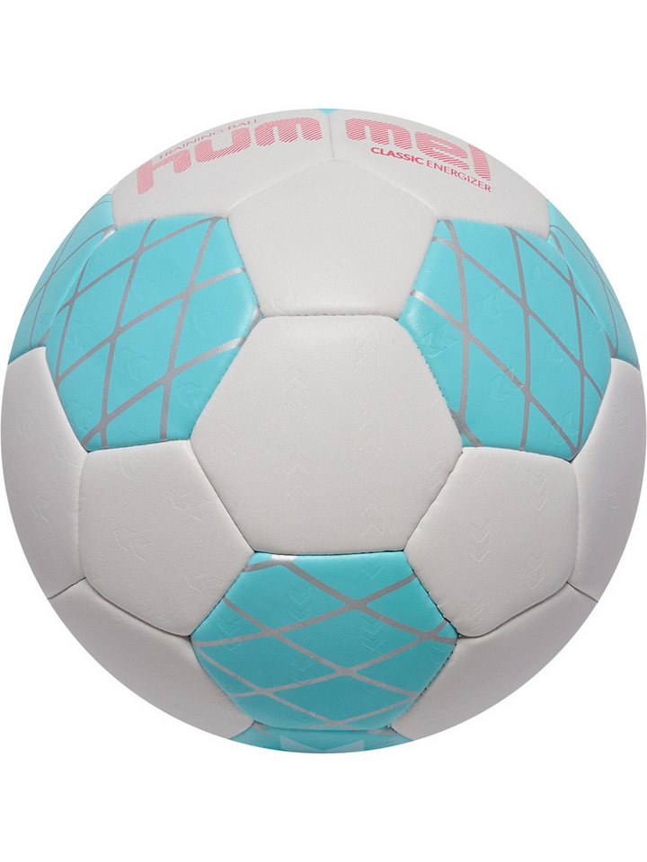 hummel Handball hmlClassic Energizer HB (Größe 0) weiss/blau/silber - 1 Stück Bild 3