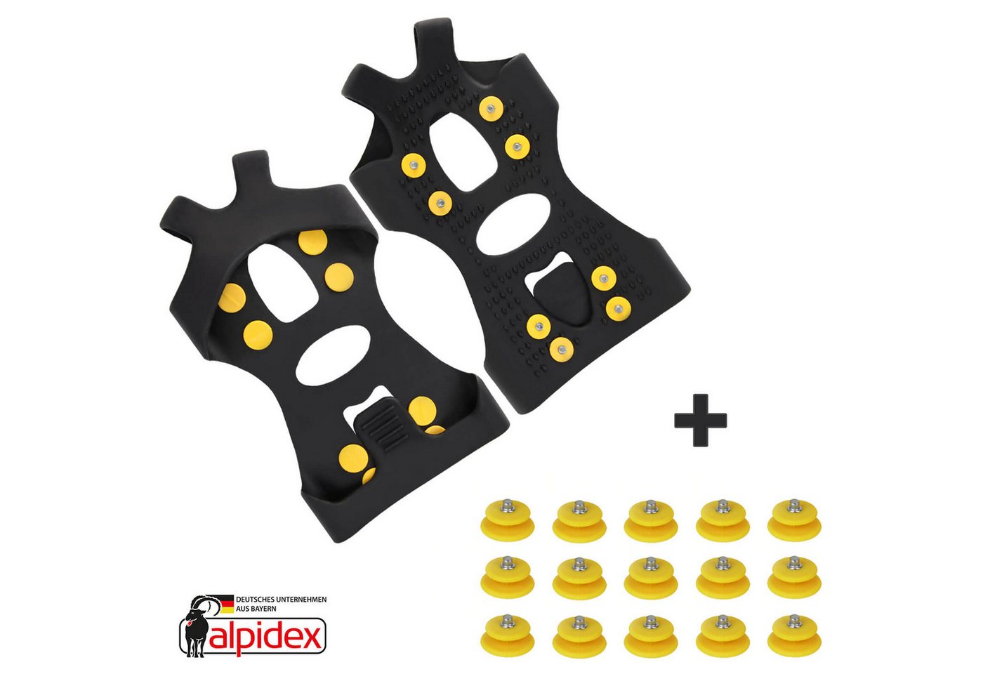 ALPIDEX Spikes ALPIDEX Anti Rutsch Schuh Spikes Ice Grips in verschiedenen Größen